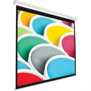 PYLE PRJSM9406 Universal Pull-Down Manual Projection Screen (84 INCH)