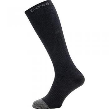 GORE WEAR M Thermo Calcetines largos unisex, Talla: 38-40, Color: negro/gris