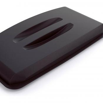 Tapa contenedor Durable Durabin Eco - 60 l - Color negro, ecológica, certificada Ángel Azul