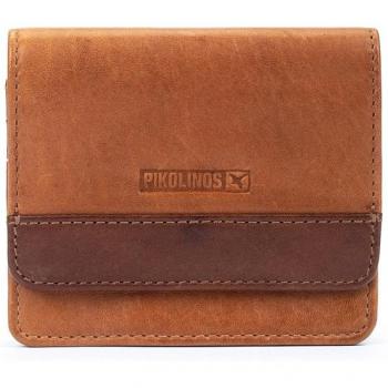 Cartera de hombre de piel en color marrón Pikolinos