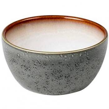 BITZ 821395 - Cuenco (10 cm), Color Gris y Crema