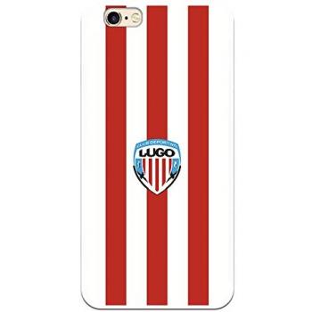 Funda Original Licenciada C.D. Lugo Roja y Blanca para iPhone 6-6S