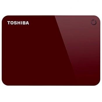 Toshiba Canvio Advance, Portable Disco Duro Externo 2.5 USB 3.0, USB, 1TB, Rojo
