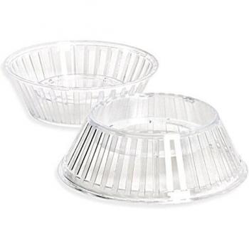 Decora 5230321 CF 5 Bases DE PLÁSTICO Crystal para Huevos 100 X H 36 MM