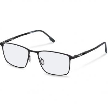 Rodenstock R7151 B Gafas Recetadas para Hombre Negras, Armazones para Hombre Negros, 57 Lentes Recetadas Para Hombre Negros