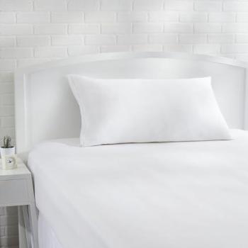 Amazon Basics - Protector de almohada hipoalergénico, blanco, 50 x 80 cm - 2 Unidades