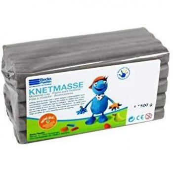 Becks Plastilin- plastilina, Color Gris, 500 g