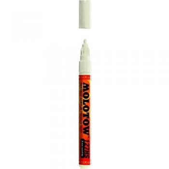 Marcador Permanente Molotow One4All 127 HS Recargable 2mm Blanco Natural