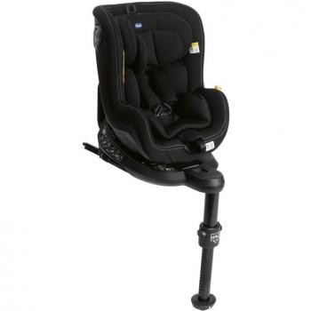 Silla para coche giratoria CHICCO Seat2Fit i-Size 45 a 105 cm, equivalente al grupo 0+/1 negro oscuro liso