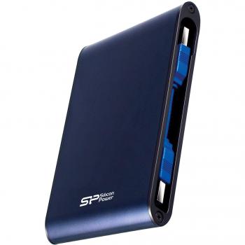 Silicon Power 1 TB Portable External Hard Drive Rugged Armor A80 Shockproof , Waterproof 2.5-Inch USB 3.0 , IEC 529 IPX7 Military Grade, Xbox One and PlayStation 4, Blue