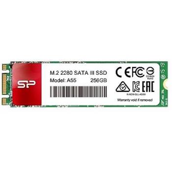 SSD Interno Silicon Power A55 M.2 2280 256GB SATA III 560MB/s Half-Slim
