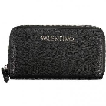 Cartera Mujer Valentino Divina Negro 2-Zip con Detalles en Contraste