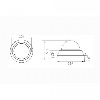 ASSMANN IP Camera Indoor Fixed Dome, dn-16081 - 1
