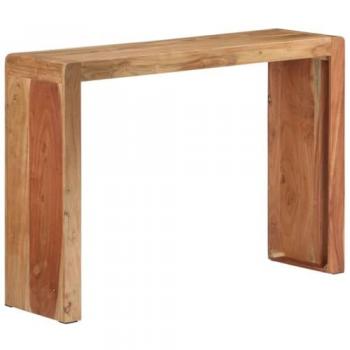 Mesa Consola de Madera Maciza de Acacia 110x30x76 cm