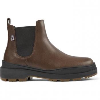 Camper Brutus Trek Women's Ankle Boots - Smooth Leather, Brown, Hydroshield, Size 36