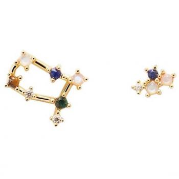 Aretes PDPAOLA AR01-406-U con Detalles Zodiacales