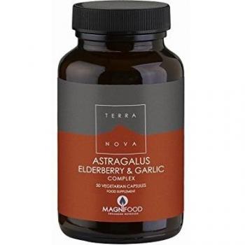 TERRANOVA Astragalus Elderberry & Garlic Complex - 50 Vegicaps