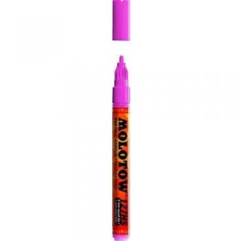 Marcador Permanente One4All 127HS - 2 mm - Neon Rosa Recargable