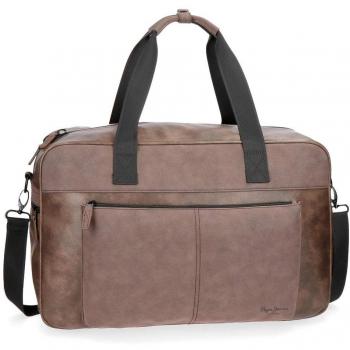 Pepe Jeans 7383562 Cranford Bolsa de Viaje, 50 cm, 36.45 litros, Marrón