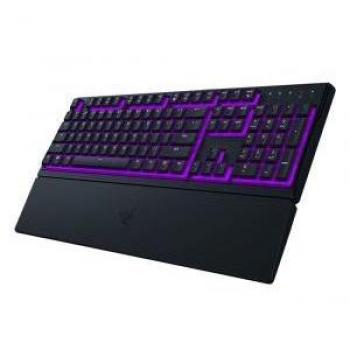 Teclado Razer Ornata V3 X - Gaming, USB, Semi-Mecánico, Retroiluminación RGB, Reposamuñecas Ergonómico, Negro, Diseño Francés AZERTY