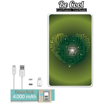 Becool® - Batería Externa Power Bank 4000 mah + Gratis 1 cable USB-MicroUsb