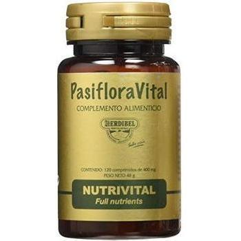 Suplemento Natural Herdibel Pasiflora Vital de 120 Comprimidos para Calmar el Estrés