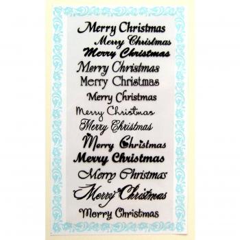 Feliz Navidad Christmas 2 - decorativo //Sellos di Silicona Clear Stamps Pack