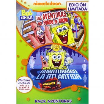 Bob Esponja Pack Aventuras: Aventuras De Fondo De Bikini + Aventura En La Atlantida [DVD]
