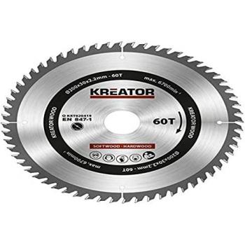 Disco de Sierra Circular para Madera Varo 200mm 60 dientes para Herramientas Eléctricas con Medidas Precisas