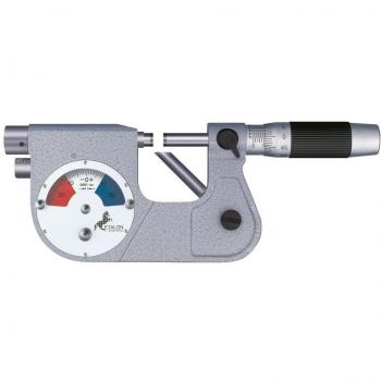 Tesa 072108691 micro-etalon 225 precisión micrómetro con una esfera Indicador, 25 mm/50 mm Rango de medición