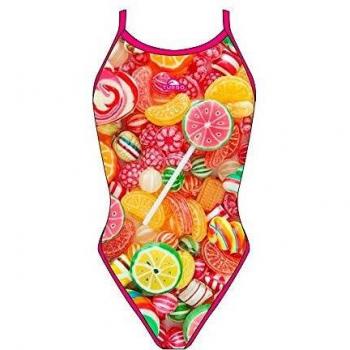 Turbo Traje De Baño Sweet Rojo 2XL Mujeres
