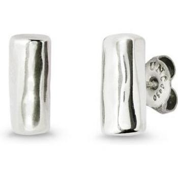 UNO de 50 Sterling Silver Plated Tube Earrings for Women