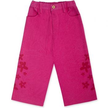 Pantalón de bebé niña sarga fucsia Tuc Tuc