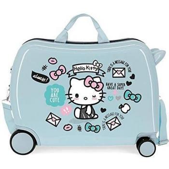 Hello Kitty You Are Cute Maleta Infantil Azul 50x39x20 cms Rígida ABS Cierre combinación 38L 2,1Kgs 4 Ruedas Equipaje de Mano