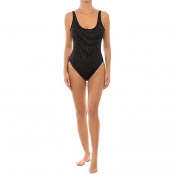 Bañador Clásico con Tachuelas Michael Kors MM1M396 para Mujer en Negro