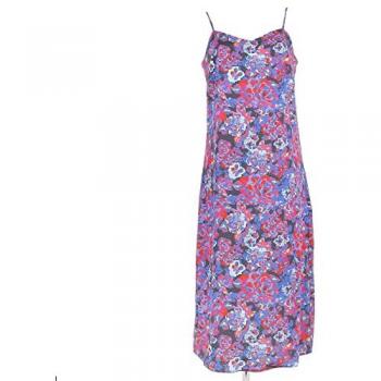 Vestido Largo Satinado para Mujer ONLMAYRA con Tiras y Diseño Multicolor