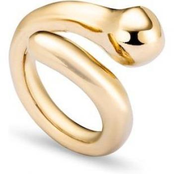 UNO de 50 - 18k Gold-Plated Alloy Ring for Women, Size 15