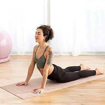 InnovaGoods Jute Jumat Yoga Mat, Unisex Adult, Brown, 61 x 173 x 0.5 cm