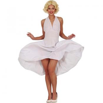 Disfraz de Marilyn Monroe Vestido blanco para mujer