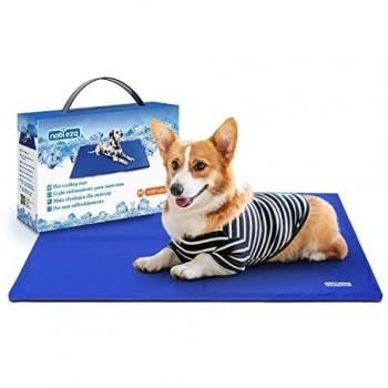 Nobleza z alfombrilla refrescante para mascotas grandes auto refrigerante no toxico ideal para para perros gatos en verano 65 50 cm color azul m