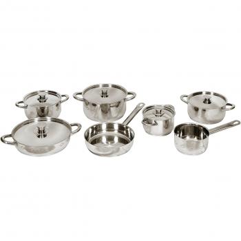 Callaway - Batería mayestic inox decorada, 7 piezas