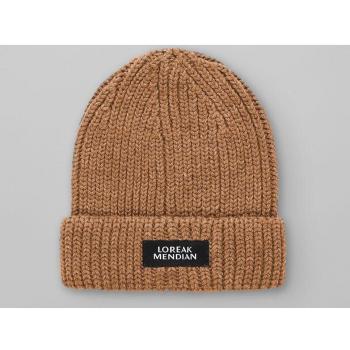 Gorro de punto en color camel Loreak Mendian