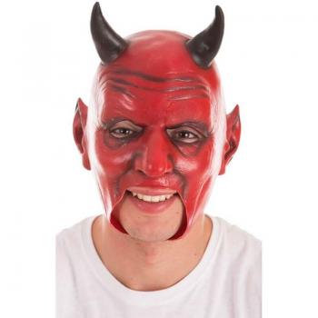 Máscara de Diablo con Cuernos