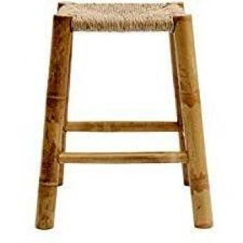House Doctor Muebles, Taburete, Silla, Crema, l: 30 cm, w: 30 cm, h: 45 cm