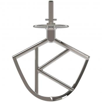 Kenwood K-Hook de acero inoxidable KAT50.000SS - Accesorio compatible para batidoras Chef, lavable en lavavajillas