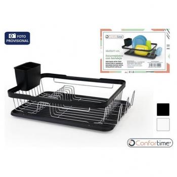 Escurridor de Platos Confortime con Bandeja 46x32x11cm