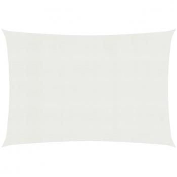 Toldo de vela HDPE blanco 160 g/m² 2,5x3 m