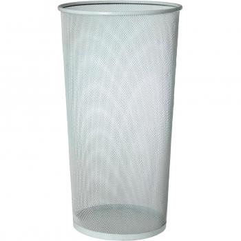 PAME 88501 - Paragüero de metal rejilla, 50 x 27 cm, color blanco