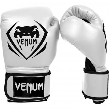 Venum Contender - Guantes de boxeo,  color Blanco, talla 14 oz