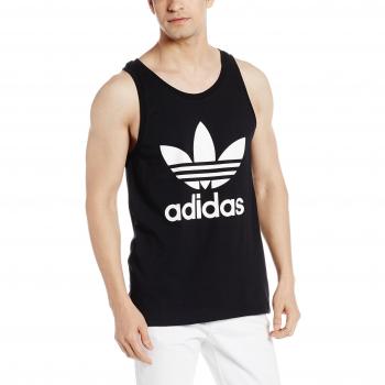 adidas Trefoil Camiseta sin Mangas, Hombre, Negro, XL